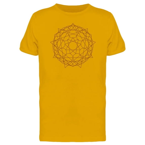 Golden Geometry Mandala Tee Men's -Image by Shutterstock