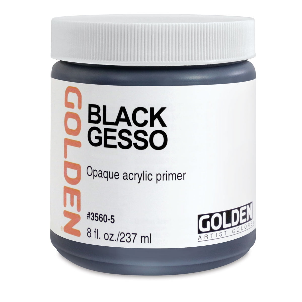 Golden Gesso, 8 oz, Black