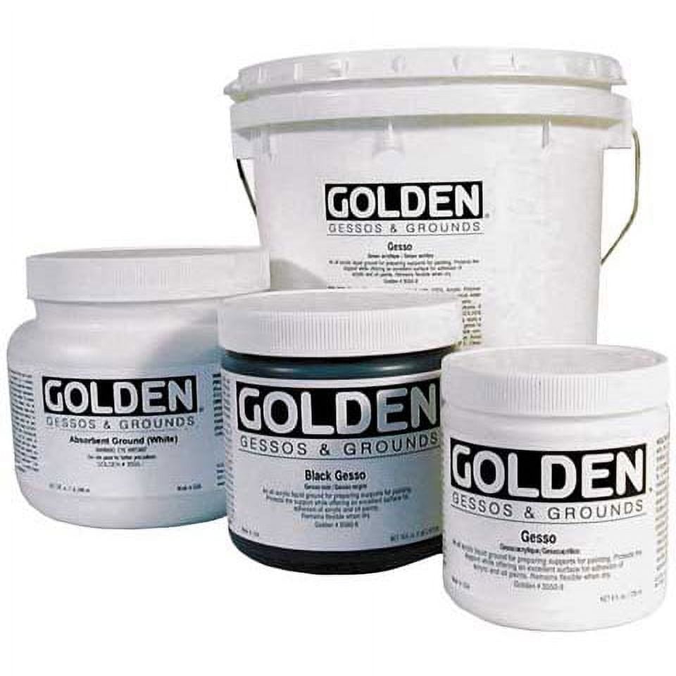 Golden Acrylic Gesso - White, 32 oz jar