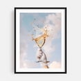 thumbnail image 1 of Golden Girl - Photography Surrealism Cocktail Vintage Fashion Modern Art Whimsical Humor Black Framed Wall Art Print 12 x 16 inches, 1 of 3