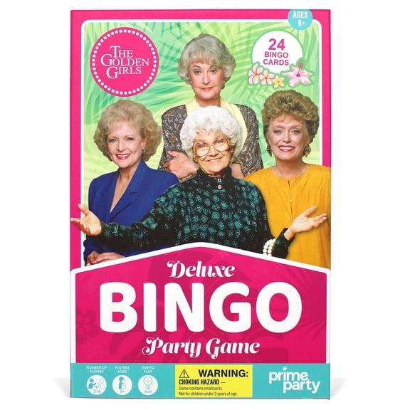 Golden Girls Bingo Game | Bingo Games for Adults and Kids for up to 16 Players - Party Games