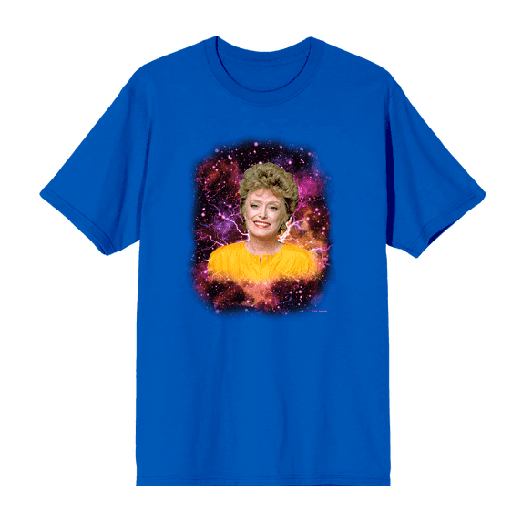 Golden Girls Blanche Galaxy Headshot Crew Neck Short Sleeve Men's T-shirt-3XL