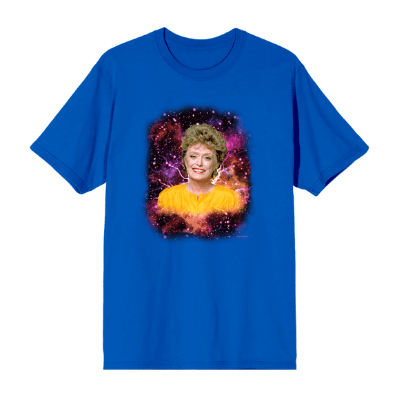 Golden Girls Blanche Galaxy Headshot Crew Neck Short Sleeve Men's T-shirt-3XL