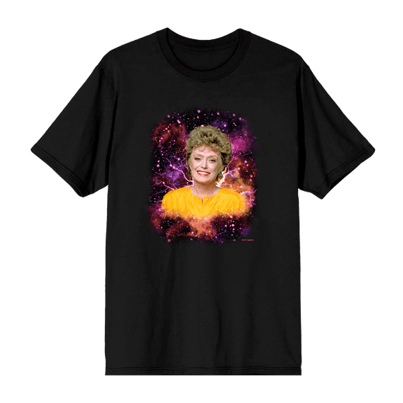 Golden Girls Blanche Galaxy Headshot Crew Neck Short Sleeve Men's T-shirt-Medium
