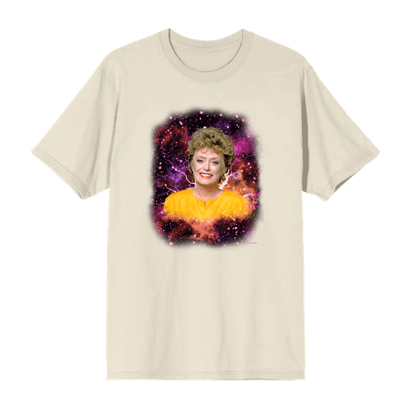 Golden Girls Blanche Galaxy Headshot Men's Short Sleeve Tee-Medium