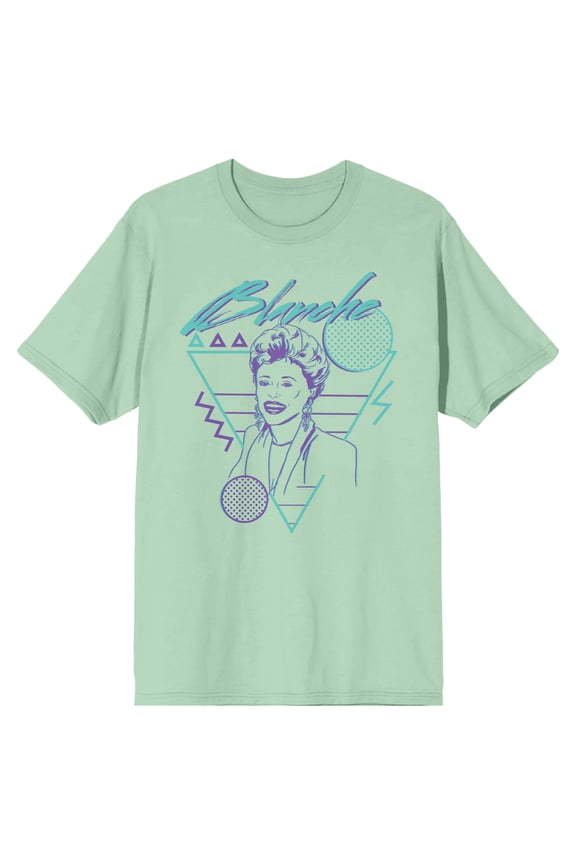 Golden Girls Blanche Retro Art Men's Light Green T-shirt-XL