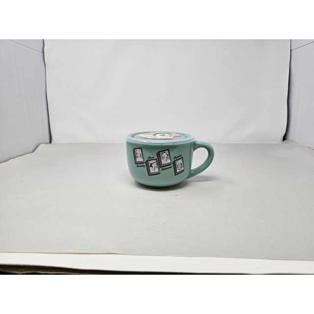 Golden Girls Ceramic Soup Mug with pressure Release Lid 24oz