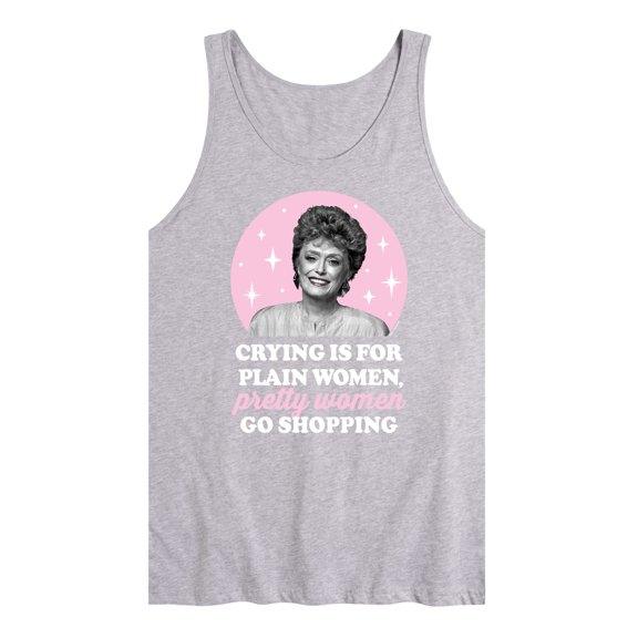 Golden Girls - Crying Is For Plain Women - Men's Jersey Tank Top
