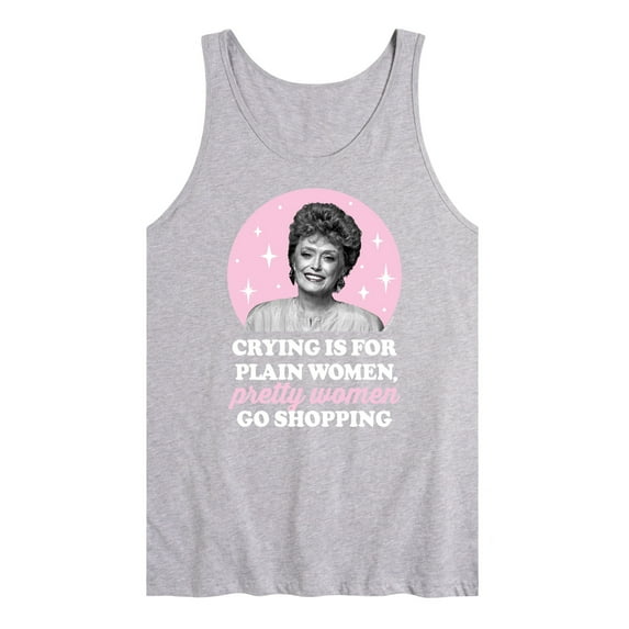 Golden Girls - Crying Is For Plain Women - Men's Jersey Tank Top