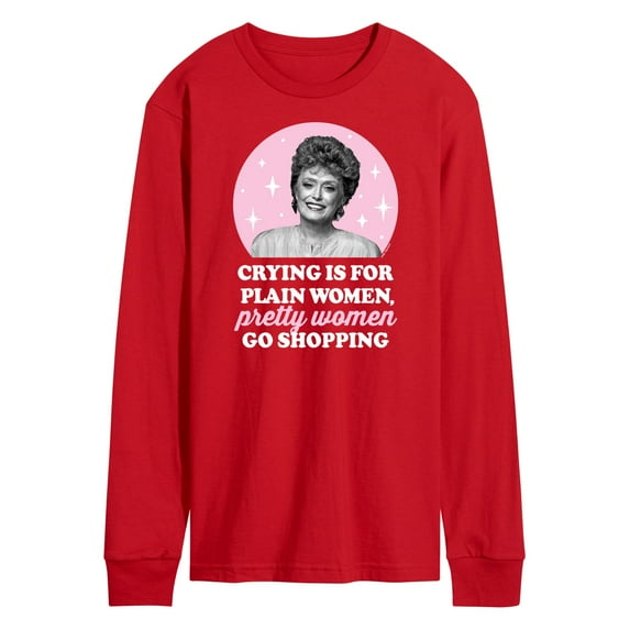 Golden Girls - Crying Is For Plain Women - Men's Long Sleeve T-Shirt