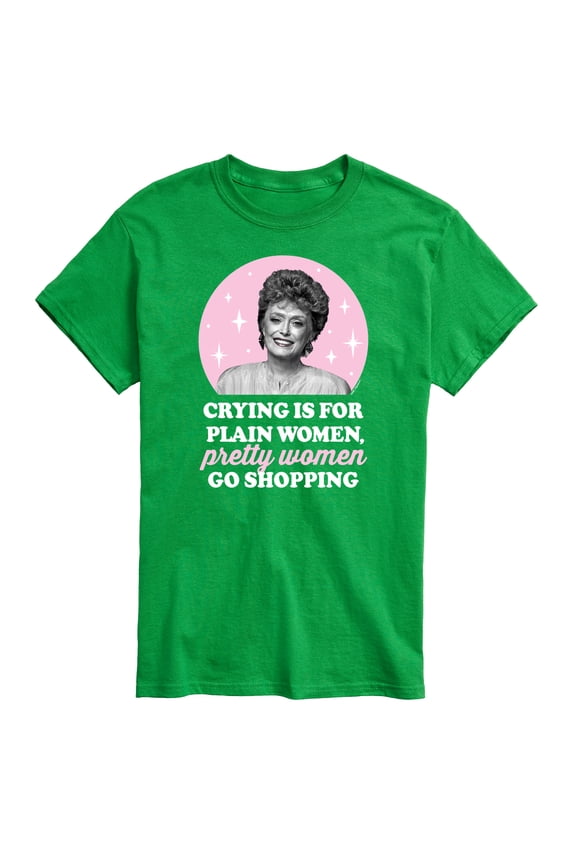 Golden Girls - Crying Is For Plain Women - Men's Short Sleeve Graphic T-Shirt