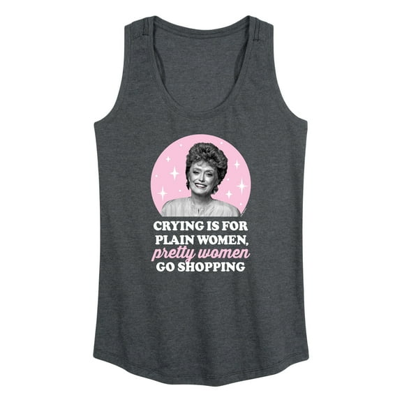 Golden Girls - Crying Is For Plain Women - Women's Racerback Tank Top