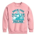 thumbnail image 1 of Golden Girls - Deck The Palms   - Toddler And Youth Crewneck Fleece Sweatshirt, 1 of 4