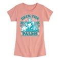 thumbnail image 1 of Golden Girls - Deck The Palms - Toddler And Youth Girls Short Sleeve Graphic T-Shirt, 1 of 5