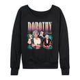 thumbnail image 1 of Golden Girls - Dorothy Bootleg Women's Lightweight French Terry Wide Neck Long Sleeve Graphic Shirt, 1 of 4