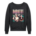 thumbnail image 1 of Golden Girls - Dorothy Bootleg Women's Lightweight French Terry Wide Neck Long Sleeve Graphic Shirt, 1 of 4