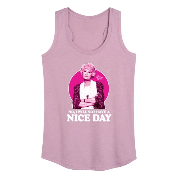 Golden Girls - Dorothy Will Not Have Nice Day - Women's Racerback Tank Top