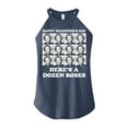 thumbnail image 1 of Golden Girls - Dozen Roses- Juniors High Neck Tank Top, 1 of 5