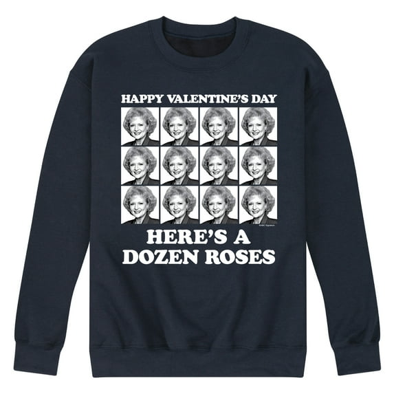 Golden Girls - Dozen Roses - Men's Crew Neck Fleece Pullover