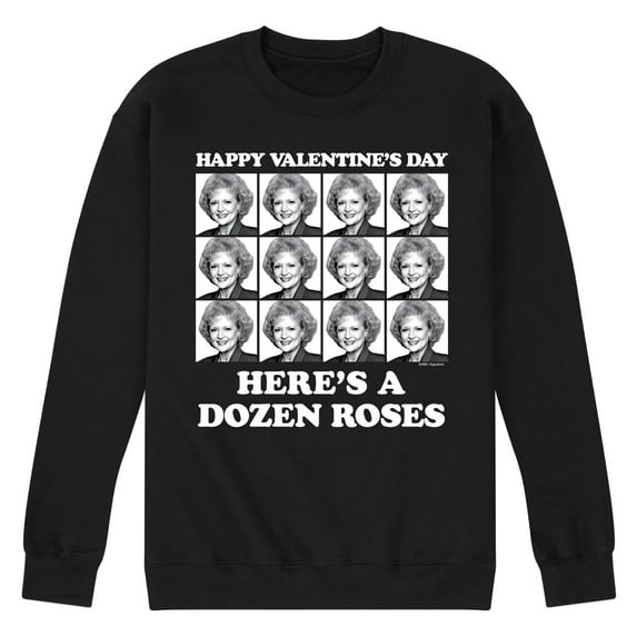 Golden Girls - Dozen Roses - Men's Crew Neck Fleece Pullover