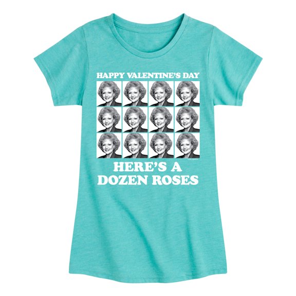 Golden Girls - Dozen Roses Updated - Toddler And Youth Girls Short Sleeve Graphic T-Shirt