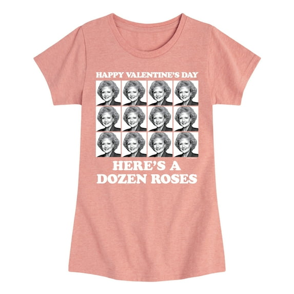 Golden Girls - Dozen Roses Updated - Toddler And Youth Girls Short Sleeve Graphic T-Shirt