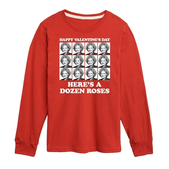 Golden Girls - Dozen Roses Updated - Toddler And Youth Long Sleeve Graphic T-Shirt