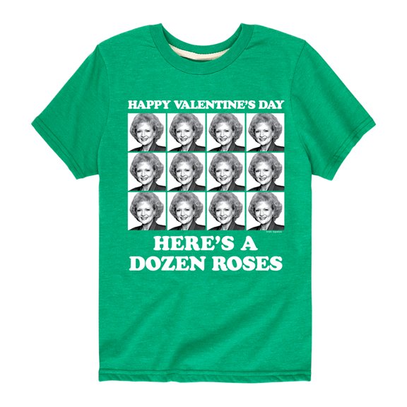 Golden Girls - Dozen Roses Updated - Toddler And Youth Short Sleeve Graphic T-Shirt