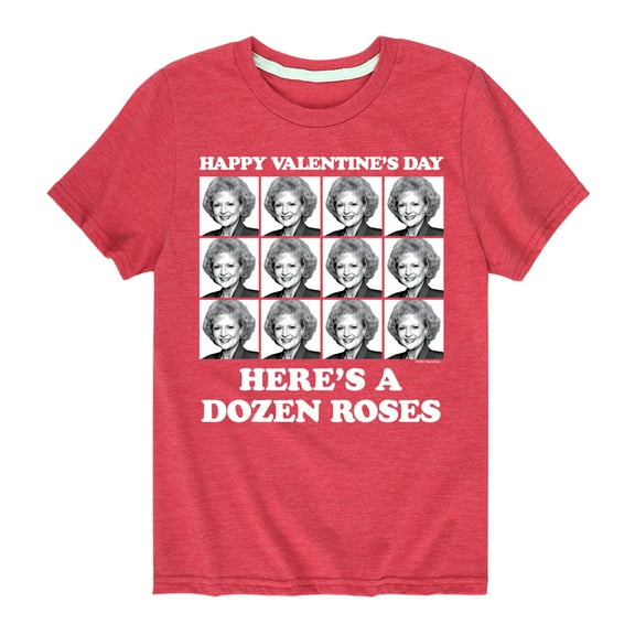 Golden Girls - Dozen Roses Updated - Toddler And Youth Short Sleeve Graphic T-Shirt