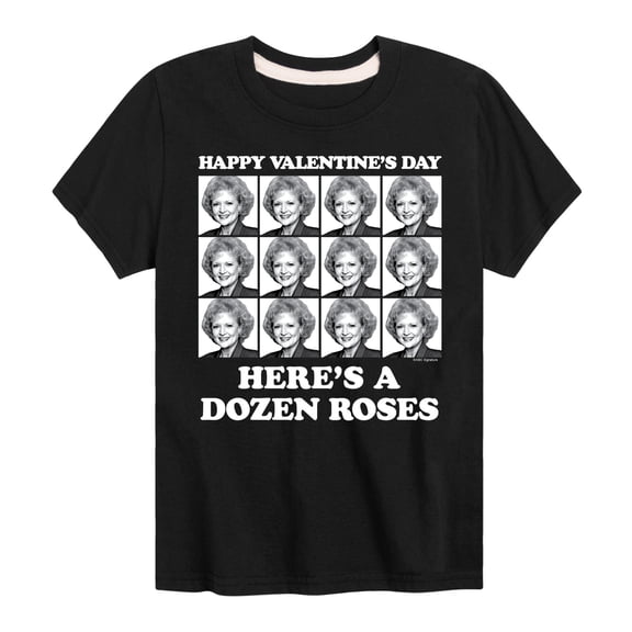 Golden Girls - Dozen Roses Updated - Toddler And Youth Short Sleeve Graphic T-Shirt