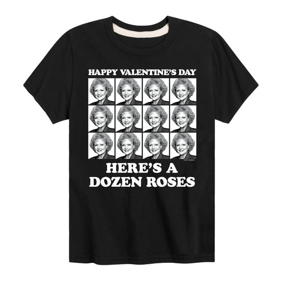 Golden Girls - Dozen Roses Updated - Toddler And Youth Short Sleeve Graphic T-Shirt