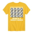 thumbnail image 1 of Golden Girls - Dozen Roses Updated - Toddler And Youth Short Sleeve Graphic T-Shirt, 1 of 5