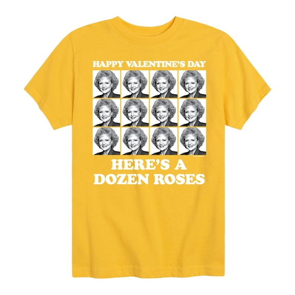 Golden Girls - Dozen Roses Updated - Toddler And Youth Short Sleeve Graphic T-Shirt