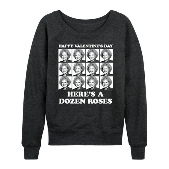 Golden Girls - Dozen Roses - Women's Lightweight French Terry Long Sleeve Shirt