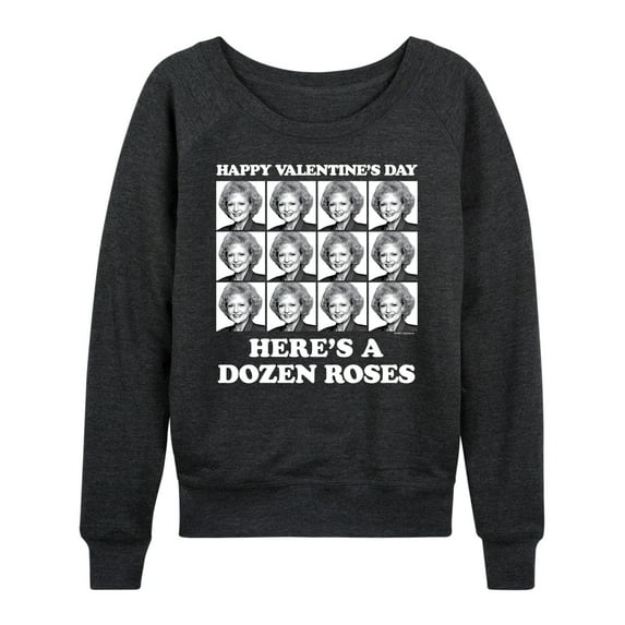 Golden Girls - Dozen Roses - Women's Lightweight French Terry Long Sleeve Shirt