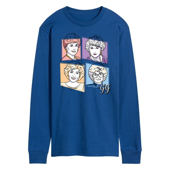 Golden Girls - Golden Girls Character Grid - Men's Long Sleeve T-Shirt