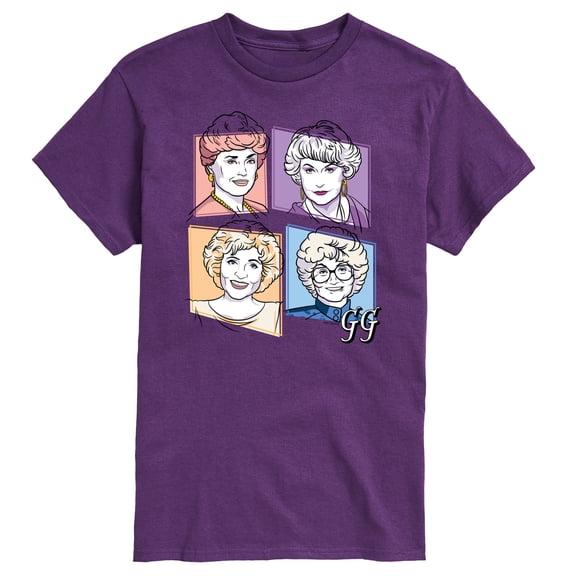 Golden Girls - Golden Girls Character Grid - Men's Short Sleeve Graphic T-Shirt