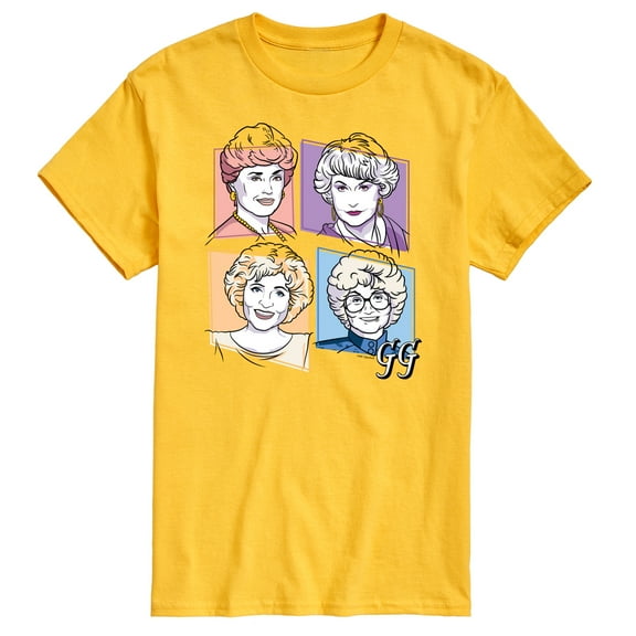 Golden Girls - Golden Girls Character Grid - Men's Short Sleeve Graphic T-Shirt