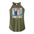 thumbnail image 1 of Golden Girls - Good As Gold Group Blocks - Juniors High Neck Tank Top, 1 of 5