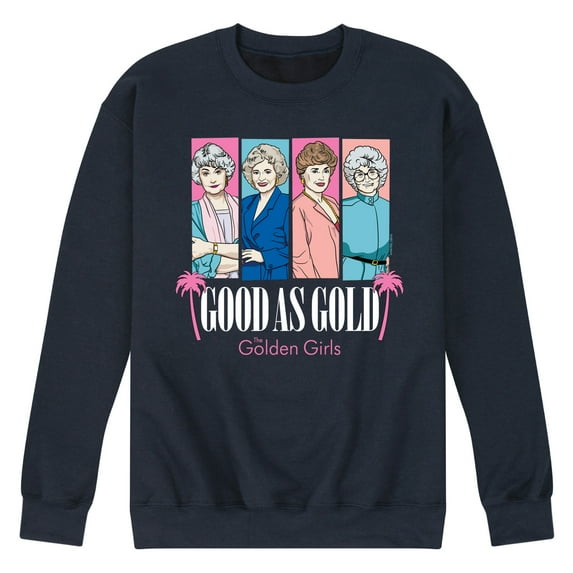 Golden Girls - Good As Gold Group Blocks - Men's Crew Neck Fleece Pullover