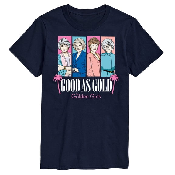 Golden Girls - Good As Gold Group Blocks - Men's Short Sleeve Graphic T-Shirt