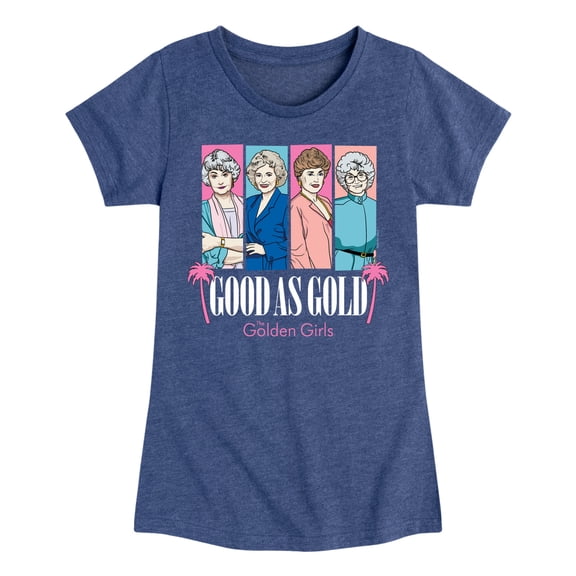 Golden Girls - Good As Gold Group Blocks - Toddler And Youth Girls Short Sleeve Graphic T-Shirt