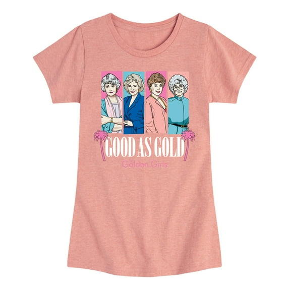 Golden Girls - Good As Gold Group Blocks - Toddler And Youth Girls Short Sleeve Graphic T-Shirt
