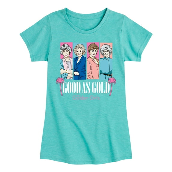 Golden Girls - Good As Gold Group Blocks - Toddler And Youth Girls Short Sleeve Graphic T-Shirt