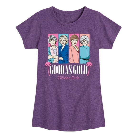 Golden Girls - Good As Gold Group Blocks - Toddler And Youth Girls Short Sleeve Graphic T-Shirt