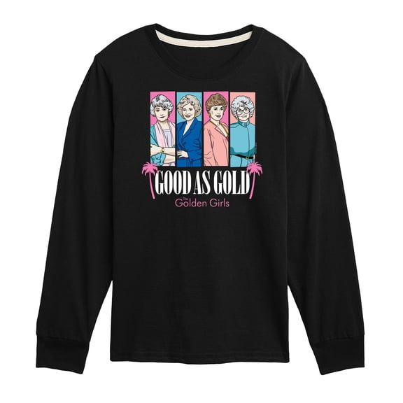 Golden Girls - Good As Gold Group Blocks - Toddler And Youth Long Sleeve Graphic T-Shirt