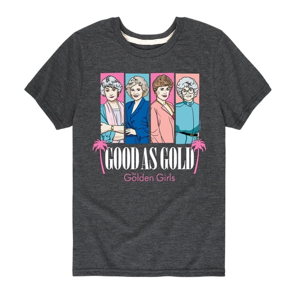 Golden Girls - Good As Gold Group Blocks - Toddler And Youth Short Sleeve Graphic T-Shirt