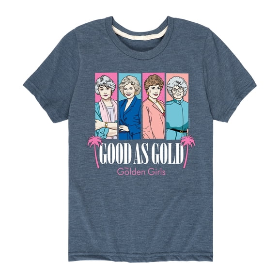 Golden Girls - Good As Gold Group Blocks - Toddler And Youth Short Sleeve Graphic T-Shirt