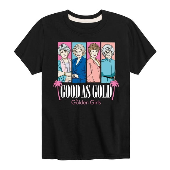Golden Girls - Good As Gold Group Blocks - Toddler And Youth Short Sleeve Graphic T-Shirt