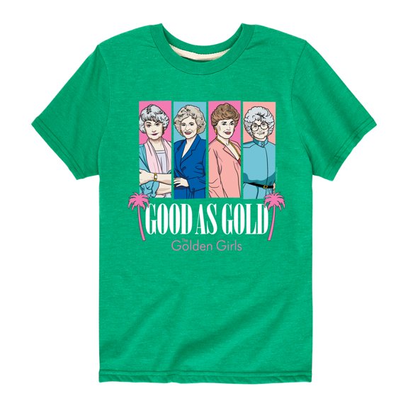 Golden Girls - Good As Gold Group Blocks - Toddler And Youth Short Sleeve Graphic T-Shirt